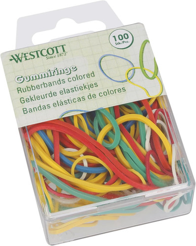 Westcott rubber bands 100 - rubber,
