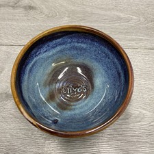 Studio Pottery - Olive Dish / Bowl Hand Made 5.5" Diameter