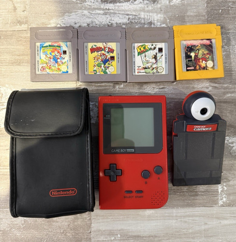 Nintendo game boy pocket - game, red