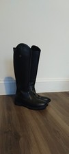 Brogini Modena Piccino Synthethic Long Riding Boots  Black, Childrens Size 34