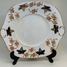 Vintage English Bone China Cake Serving Plate