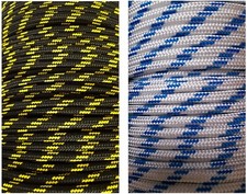 2MM THIN POLYPROPYLENE ROPE BRAIDED POLY CORD STRONG STRING IN BLACK & WHITE