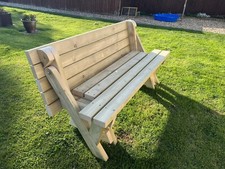 SALE-Heavy Duty Folding Garden Picnic Table Bench
