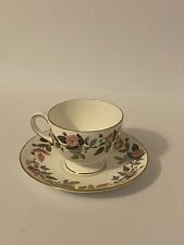Wedgwood Hathaway Rose Footed Cup and Saucer
