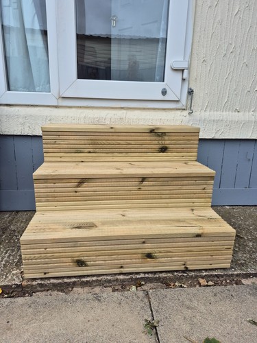 Wooden steps for - /, sturdy
