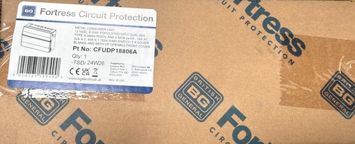 Metal consumer unit dual 80a - dual,