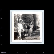 Old Square Photo MEN WOMAN