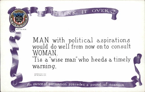 Women suffrage think over - women's,