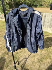 Men’s Blue And White Polo Ralph Lauren Jacket Windbreaker Size Xxl
