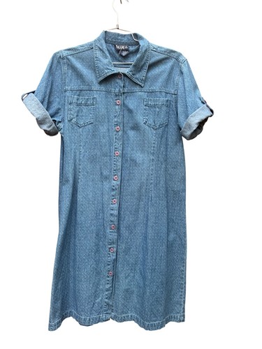 Vintage 90s denim - vintage, polka