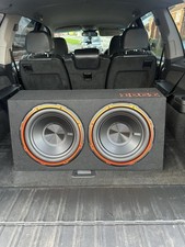 Edge Twin 12 1800w Car Audio Subwoofer with Built In Amp and Amplifier