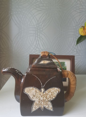 Lombok terracota teapot with - teapot,
