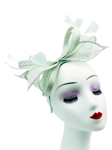 Women sinamay curls bow - women's,