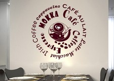 Wall decal Wall Sticker wall slogan cafe coffee coffee kitchen kf04