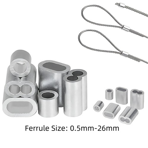Aluminum swage crimps for - aluminum, crimps/for