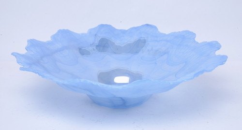 Murano glass large art bowl - glass,