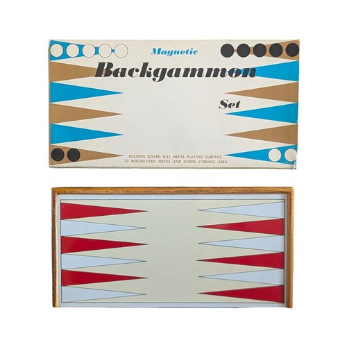 Magnetic backgammon set - magnetic,