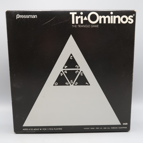 Vintage pressman tri ominos - vintage,