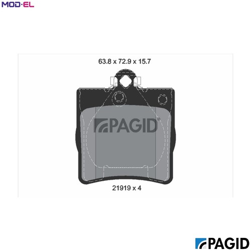Brake pad set - brake,