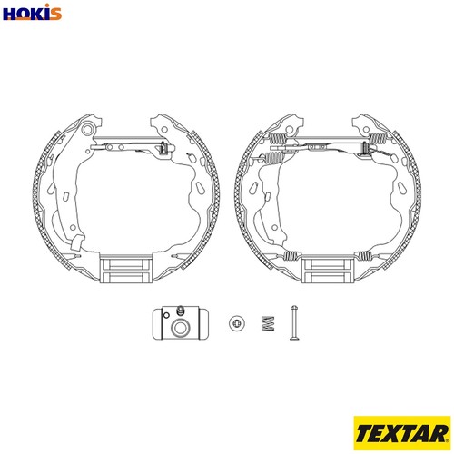 Brake shoe set 84064500 for - brake,