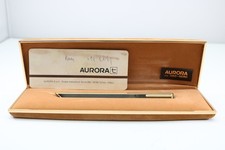 Vintage Aurora Thesi ORO-NERO Gold Plated Ballpoint Pen (Cased & Refill)
