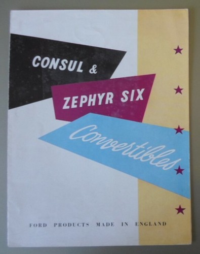 Ford consul zephyr six - ford,