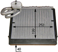 Mahle ae106000p evaporator - a/c,