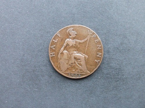 Coins halfpenny 1925 george - halfpenny,