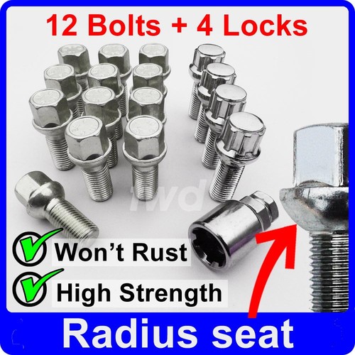 Alloy wheel bolts - x, locks