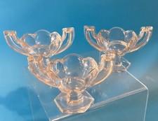Set of 3 Jefferson Glass Co