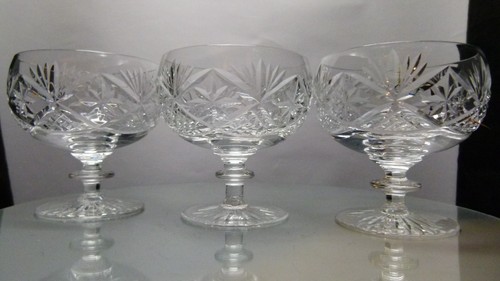 Crystal dessert bowls 3 - dessert,