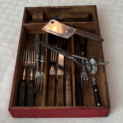 Vintage primitive wooden