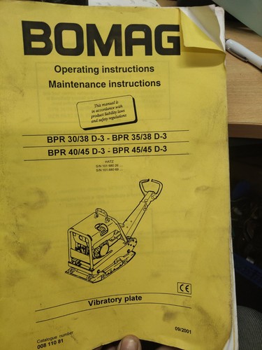 Bomag bpr 38 40 45 - 30/38, 40/45