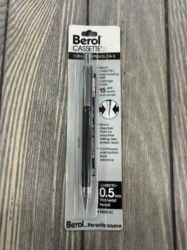 Berol cassette 5mm thin - cassette, 0.5mm