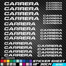 28x CARRERA Vinyl Decal