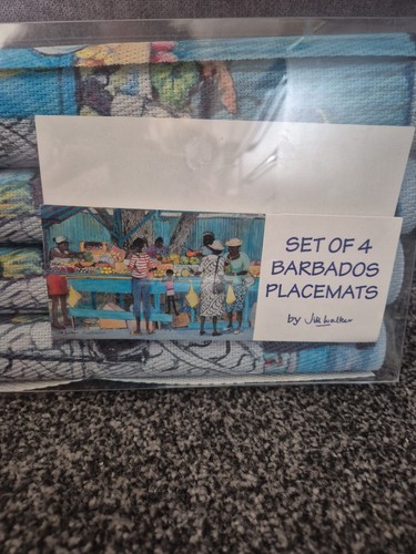 Vintage set four barbados - four,
