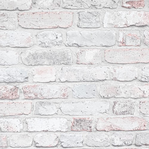 Pink brick wallpaper - 3d,