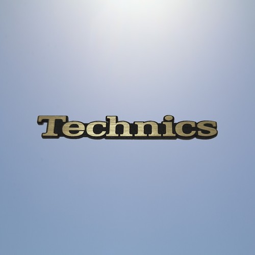 Technics emblem brusched - emblem,