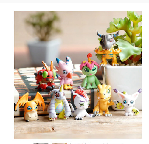 Piece digimon figures - digimon,