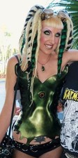 Blond black green - blond, &