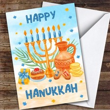 Personalised Hanukkah Card For Anyone Candles