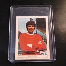 Card #1 - GEORGE BEST (Manchester United) 1970 Nabisco Foods "Footballers" Card