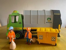 Playmobil Bin Lorry Garbage Truck Recycling 