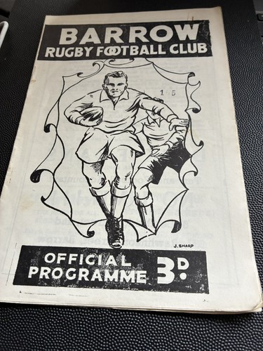 Rugby league programme - rugby,