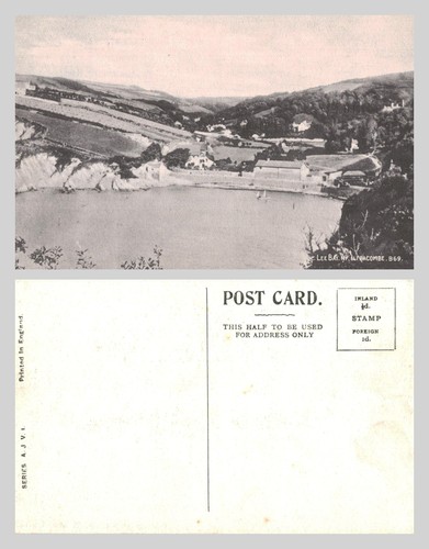Vintage postcard lee bay - vintage,