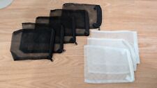 8 x Aquarium Filter Media Zip Bag Mesh Net Fish Tank Sump Pond Filter Media Bags