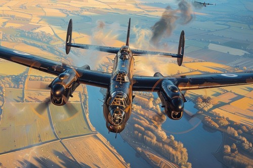 Military bomber aircraft - military,