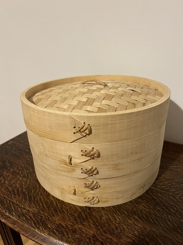 School wok bamboo steamer - school,