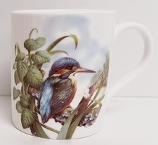 Kingfisher in Nature Scene Mug Fine Bone China 400ml 14oz Large Balmoral Bird