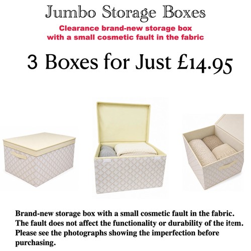 Large collapsible storage box - large,